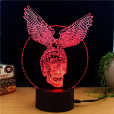 Black Hawk Knight 3D LED Color Light foto