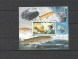 DJIBOUTI 1980 TRANSPORT AERIAN ZEPPELINE BALOANE DIRIJABILE, Nestampilat