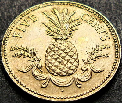 Moneda exotica 5 CENTI - I-LE BAHAMAS, anul 1975 * cod 823 foto