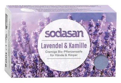 Sapun Crema Bio Lavanda si Musetel 100 Gr Sodasan foto