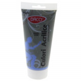 Vopsea Acril Albastru Cobalt DACO, 200 ml, Tempera Acrilica, Culori Acrilice, Vopsea Acrilica, Vopsele Acrilice, Tempera Acril, Vopsea Albastra Acril,