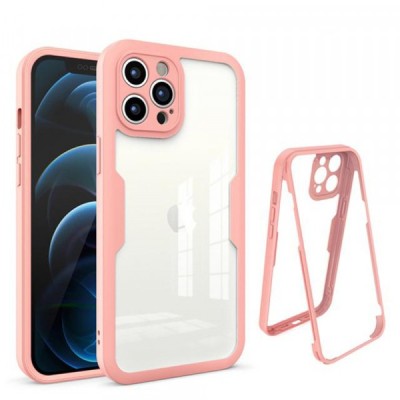Husa pentru Apple iPhone 12 Pro Max, Techsuit, ColorVerse 360, Roz foto