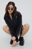 Cumpara ieftin Adidas Originals geacă HT5987 femei, culoarea negru, de tranziție, oversize HT5987-BLACK
