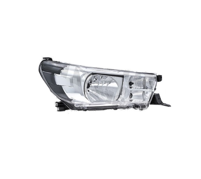 Far Toyota Hilux (N120), 05.2015-; Hilux (N120), 06.2020-, montare fata, dreapta, H4+PY21W+W5W; electric; cu motor; halogen, RapidAuto