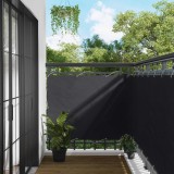 vidaXL Ecran de balcon Negru 110 x 200 cm Material Oxford 42030856