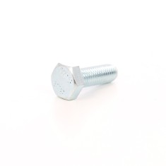 Surub cu cap hexagonal, filetat complet, otel, zincat alb, M10 x 30 mm