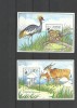 GAMBIA 1994 CIUPERCI ANIMALE SI PASARI, Nestampilat