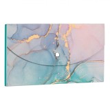 Set Notițe Adezive, Model Marmura, Husa Cu Capsă, Multicolor, Dimensiuni 20x1x11 cm, Oem
