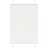 VidaXL Jaluzea plisată alb 90x150 cm Lățime țesătură 89,4cm poliester