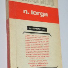 Biblioteca critica - Nicolae Iorga