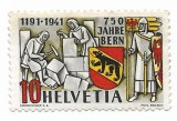 Elvetia - A 750-a aniversare a orasului Berna, 1941 - neobliterat