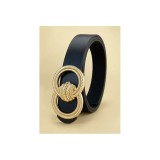 Cumpara ieftin Curea neagra cu catarama dubla - 093532
