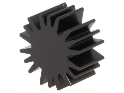 Radiator LED Negru 20mm x 10mm foto