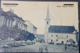 Carte postala, Odorheiu, Piata Regina Maria, inceput de secol XX