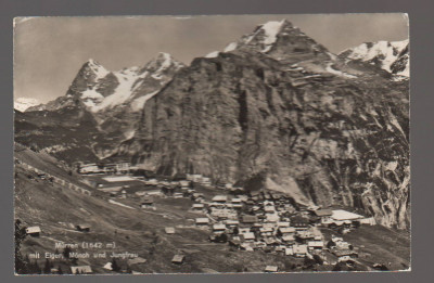 CPIB 20878 - CARTE POSTALA - MURREN, ELVETIA, EDITURA WEHRII AG, ZURICH foto