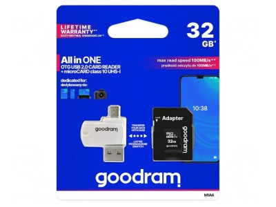 Card de memorie microSDHC 32GB Class 10 UHS-I 100MB/s foto