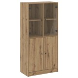 Cumpara ieftin Dulap inalt cu usi stejar artizanal 68x37x142 cm lemn prelucrat