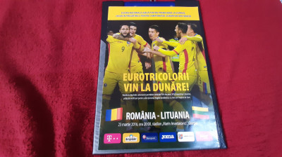 Program Romania - Lituania foto