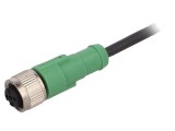 Cablu Conectare M12 3 PIN 1.5m 250VAC 4A