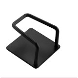 Organizator bucatarie cu adeziv, carlig-suport pentru burete, accesorii bucatarie, 5x5x3,5 cm, otel inoxidabil, negru