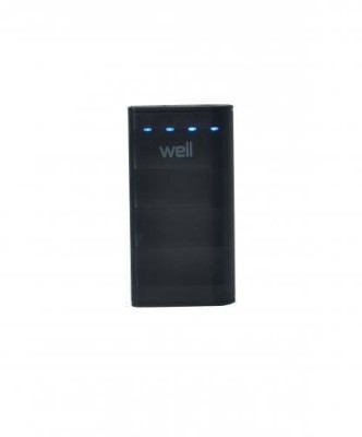 Acumulator USB portabil powerbank 4000mAh 1A negru Well foto