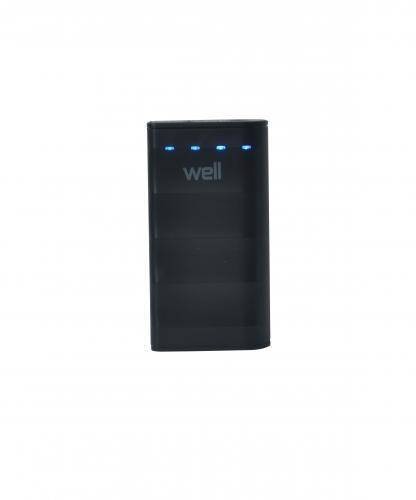 Acumulator USB portabil powerbank 4000mAh 1A negru Well