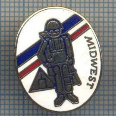 AX 500 INSIGNA MILITARA -MIDWEST - SIMBOL UN SOLDAT ECHIPAT DE RAZBOI -FRANTA