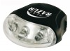 Far Bicicleta 3 LED-uri, 3 Functii, Lumina Alba, Baterii CR2032, Montare Usoara - Constant, Intermitent, Rotativ