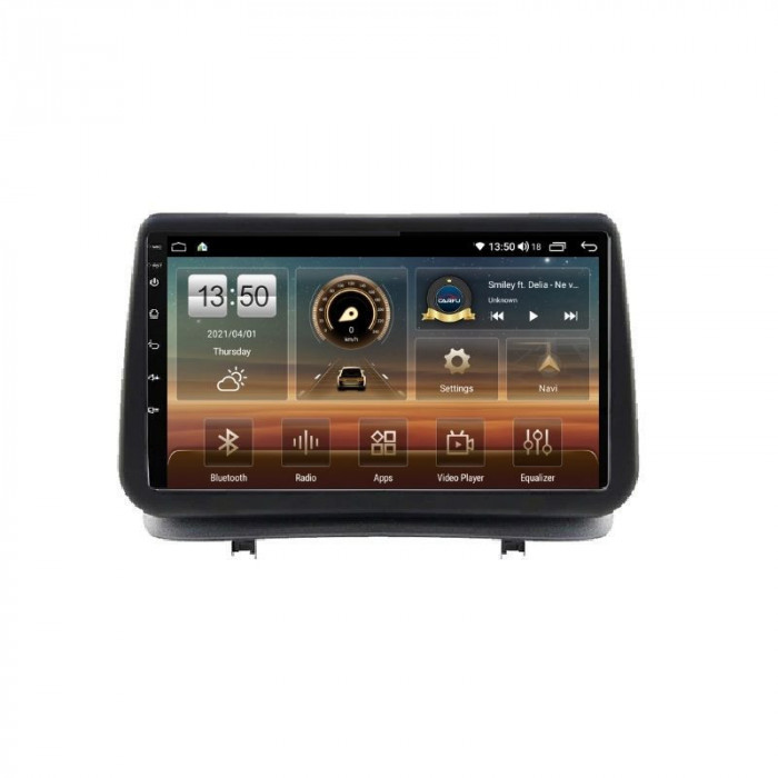 Navigatie dedicata cu Android Renault Clio III 2005 - 2012, 6GB RAM, Radio GPS