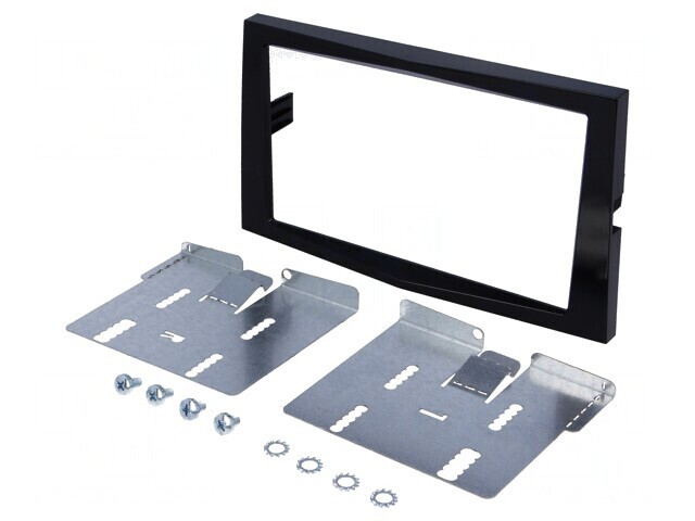 Cadru Radio Opel 2 DIN Negru Lucios