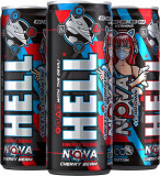 Set 3 Buc Hell Energy Gamer Nova Cherry Beam 250ML, General