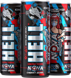 Set 3 Buc Hell Energy Gamer Nova Cherry Beam 250ML