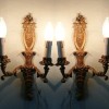 Pereche aplice din bronz masiv in stilul francez