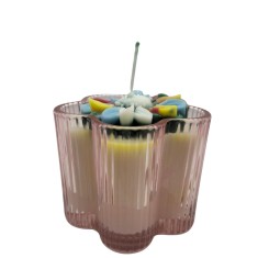 Lumanare Parfumata Floare Cameleon , Ceara de Cocos Handmade