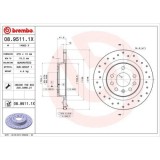 Set discuri frana Cadillac Bls Wagon, Bls; Opel Signum Liftback (Z03), Vectra C (Z02), Vectra C Estate (Z02), Vectra C Gts (Z02); Saab 9-3 (Ys3f, 9-3, BREMBO