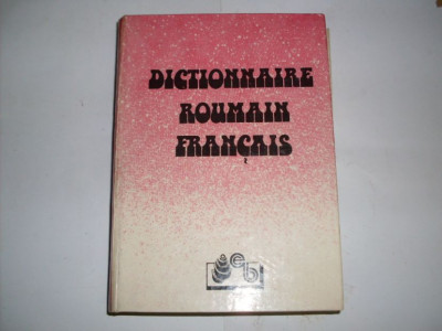 Dictionnaire Roumain Francais - Necunoscut ,552303 foto