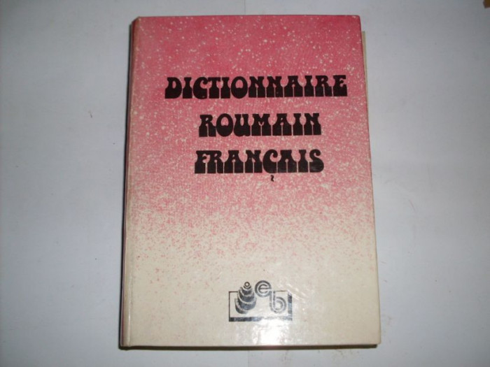 Dictionnaire Roumain Francais - Necunoscut , 20934