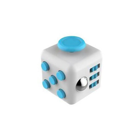 Breloc cub antistres Fidget Cube Culoare Albastru, Oem | Okazii.ro