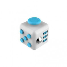 Breloc cub antistres Fidget Cube Culoare Albastru foto
