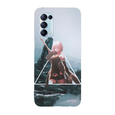 Husa compatibila cu Oppo A54s, Viceversa, model A2 Anime Nier Automata, Silicon, TPU foto