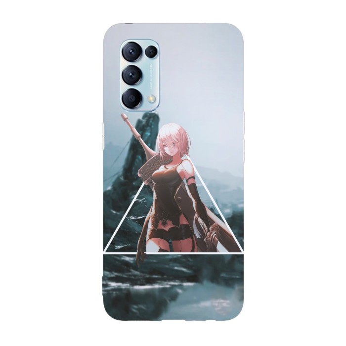 Husa compatibila cu Oppo A54s, Viceversa, model A2 Anime Nier Automata, Silicon, TPU