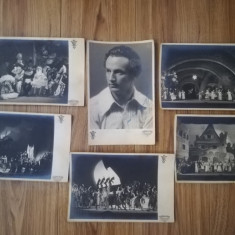 Lot 6 foto originale operă Jan Cieplinsky, autograf, adnotate, 18x12 cm fiecare