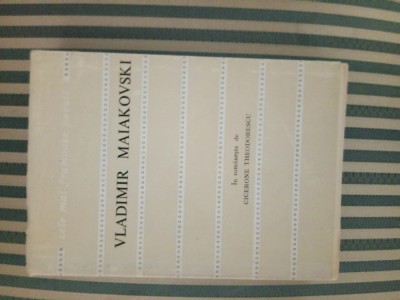 Vladimir Maiakovski Poeme foto