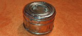 instrumentar medical CASOLETA. pt. sterilizare din inox ( 660 grame ) inaltime 10.5 cm diametrul 14 cm