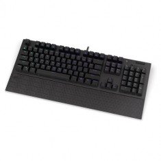 Tastatura Gaming Endorfy Omnis Blue Switch, iluminare RGB, Layout US (Negru)