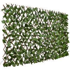 Gard viu artificial extensibil, vesnic verde, 220x70 sau 120x120 foto