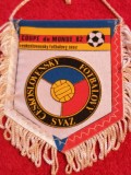 Fanion-Federatia de Fotbal-CEHOSLOVACIA(CM 1982)pe spate rezultate calificari