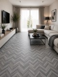 Cumpara ieftin Linoleum Rezidential Antiderapant Clasa 21, Belgia, Venice 961M, Suport Spuma, Grosime 2.3 mm, Imitatie Parchet, Crem, Bej, Gri, PVC, Latime 2m, Marim
