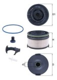 Filtru combustibil Mercedes A-Class, B Class Sports, C-Class, C-Class All-Terrain, C-Class T-Model, Cla, Cla Shooting Brake, Cle Motor 2.0 E 220 d,