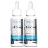 Solutie Foligain Minoxidil 5%, alcool scazut, tratament pentru cresterea parului, 2 flacoane + o pipeta